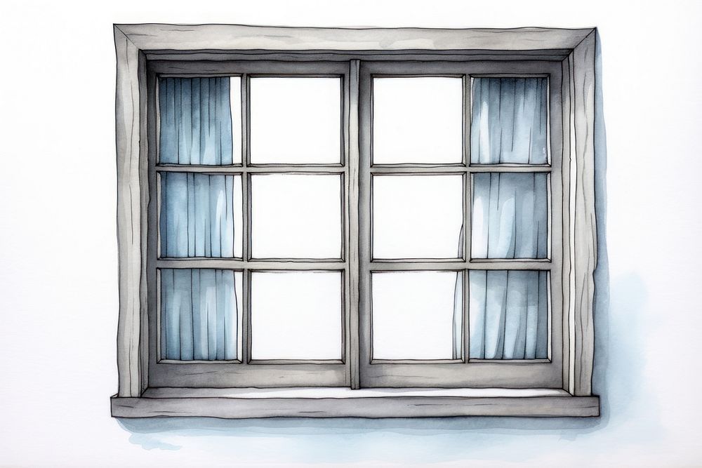 Window sketch architecture transparent.