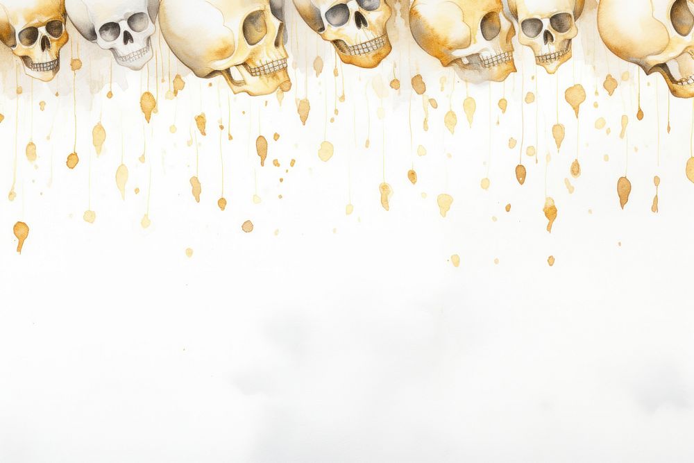 About skulls watercolor background backgrounds celebration decoration.