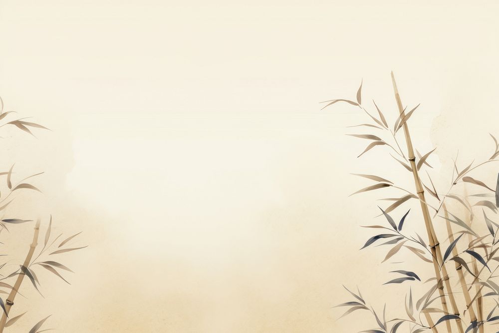 Bamboo watercolor minimal background backgrounds outdoors nature.