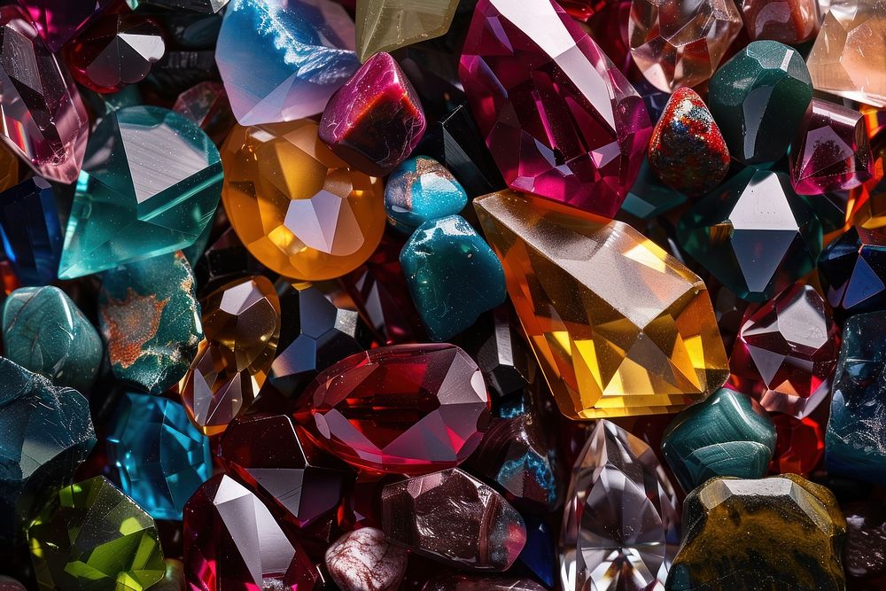 Gemstone backgrounds jewelry crystal.