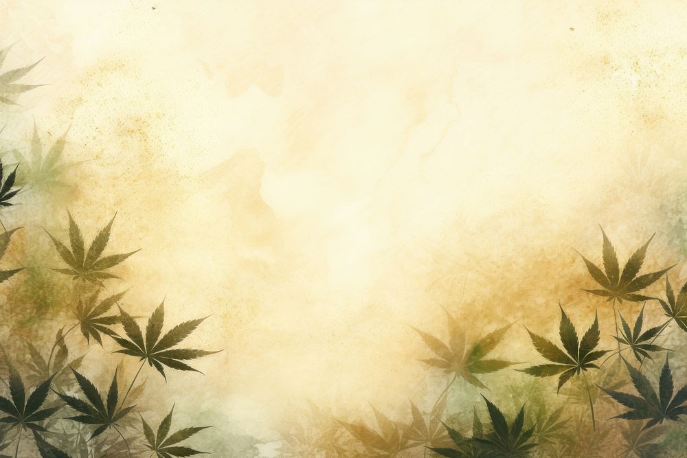 Cannabis watercolor minimal background backgrounds plant green.