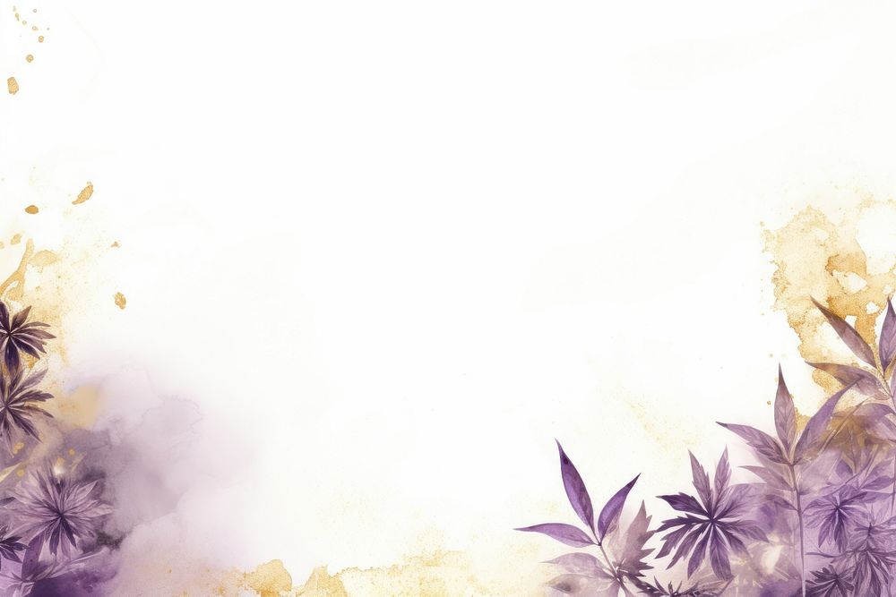Cannabis watercolor minimal background purple backgrounds painting.