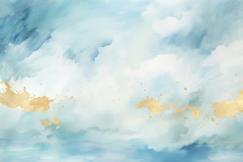 Couldy sky watercolor background painting backgrounds outdoors.