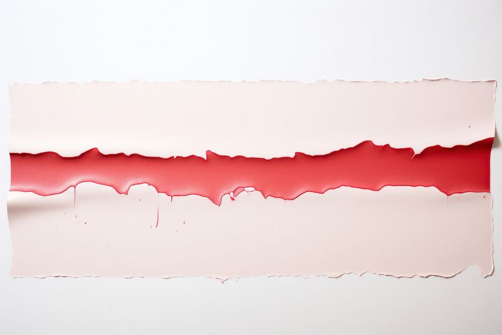 Colour stained paper white background splattered rectangle.