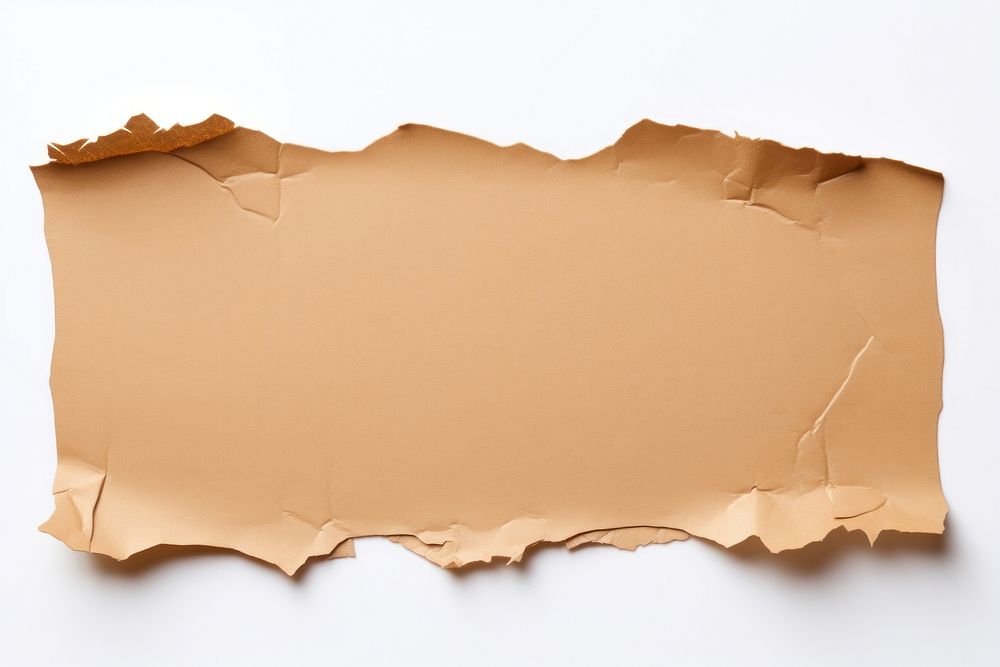 Cardboard paper backgrounds torn white background.