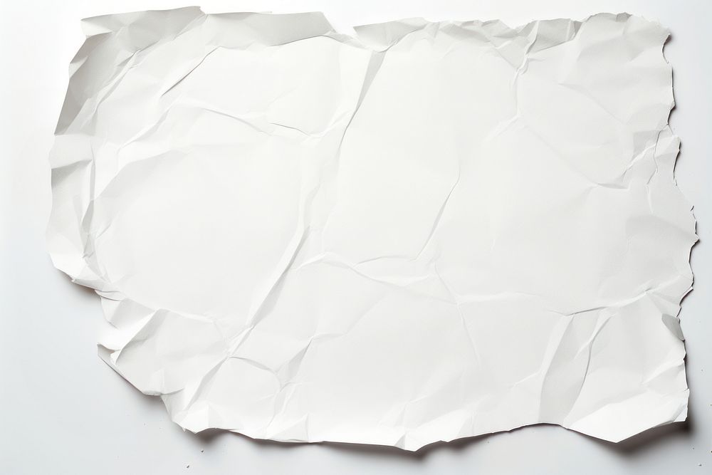 A paper with scribble on it backgrounds white torn.