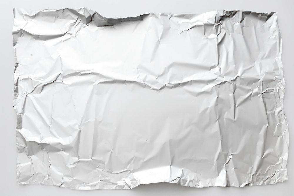 Aluminium foil texture paper backgrounds white white background.