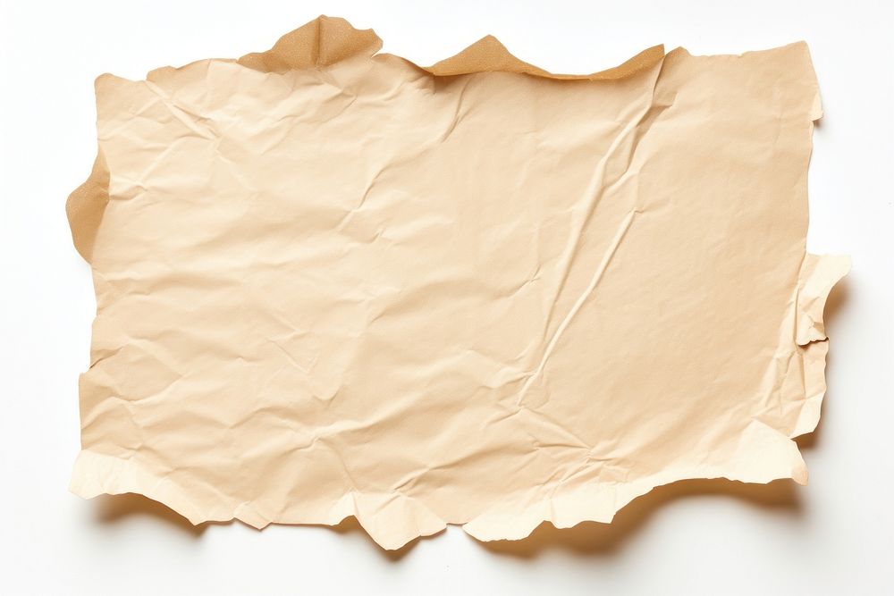 Beige paper backgrounds torn white background.