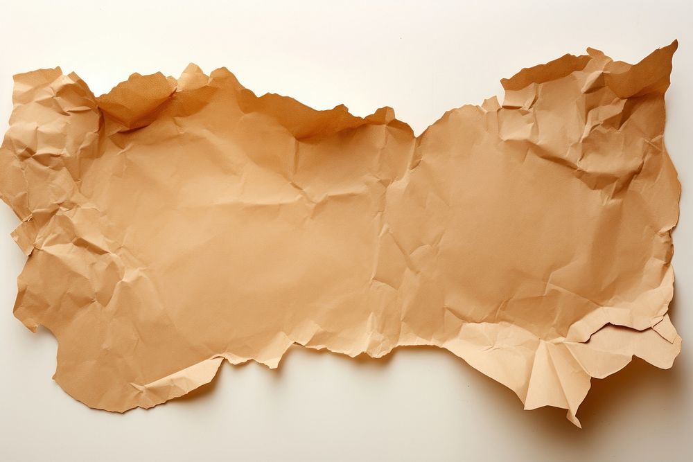 Brown paper backgrounds torn white background.