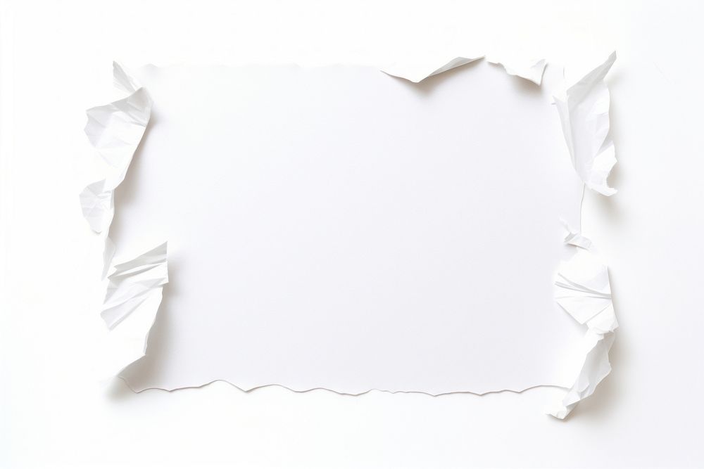 Letter paper backgrounds white torn.