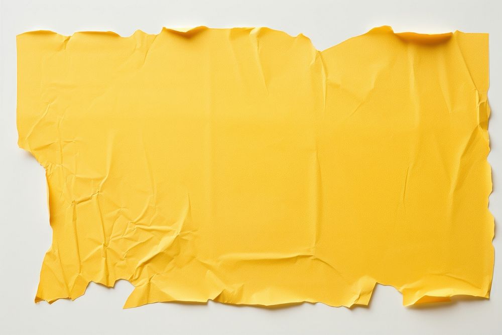 Yellow paper backgrounds torn white background.