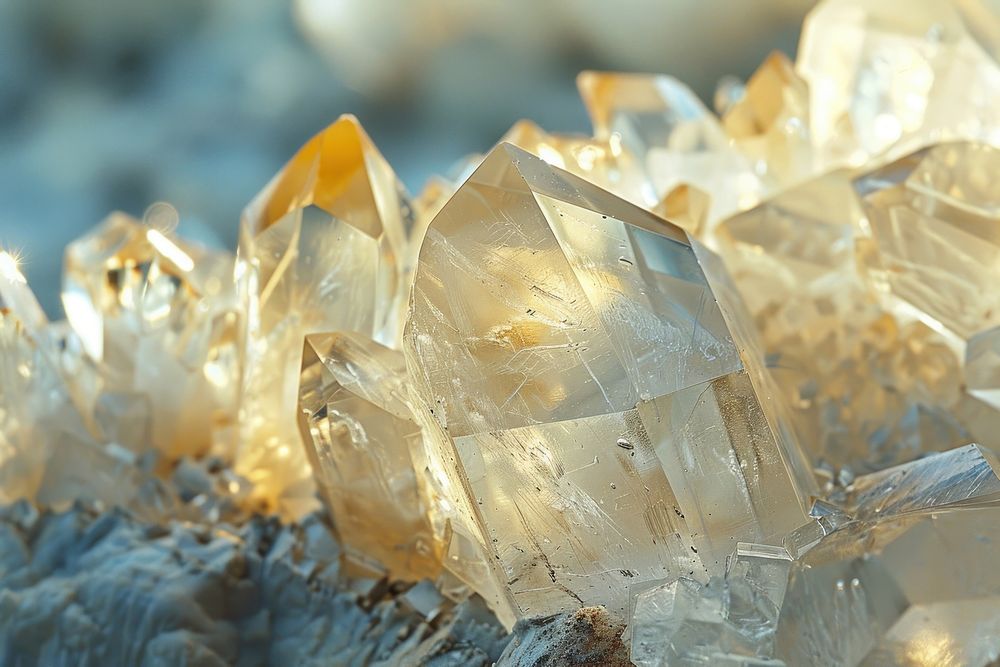 Crystal stone crystal gemstone mineral.