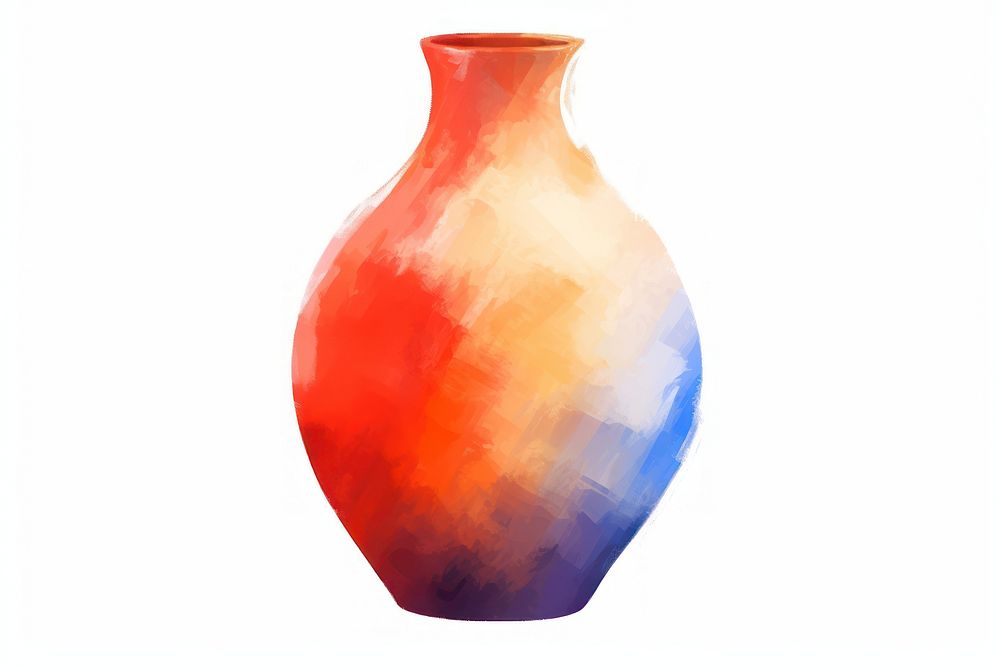 A vase pottery white background creativity.
