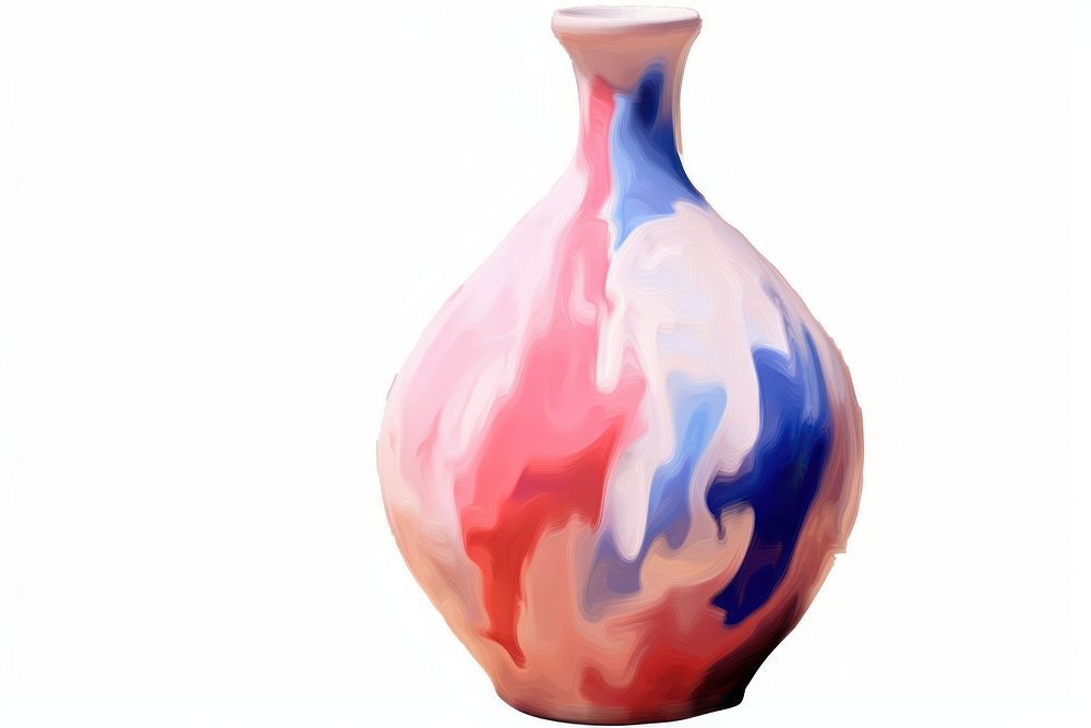 A vase porcelain pottery art.
