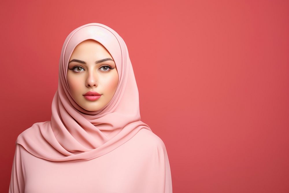 Hijab portrait hijab scarf.