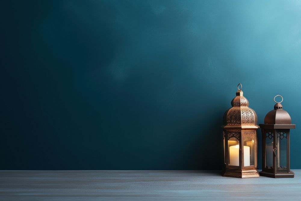 Ramadan lighting lantern candle.