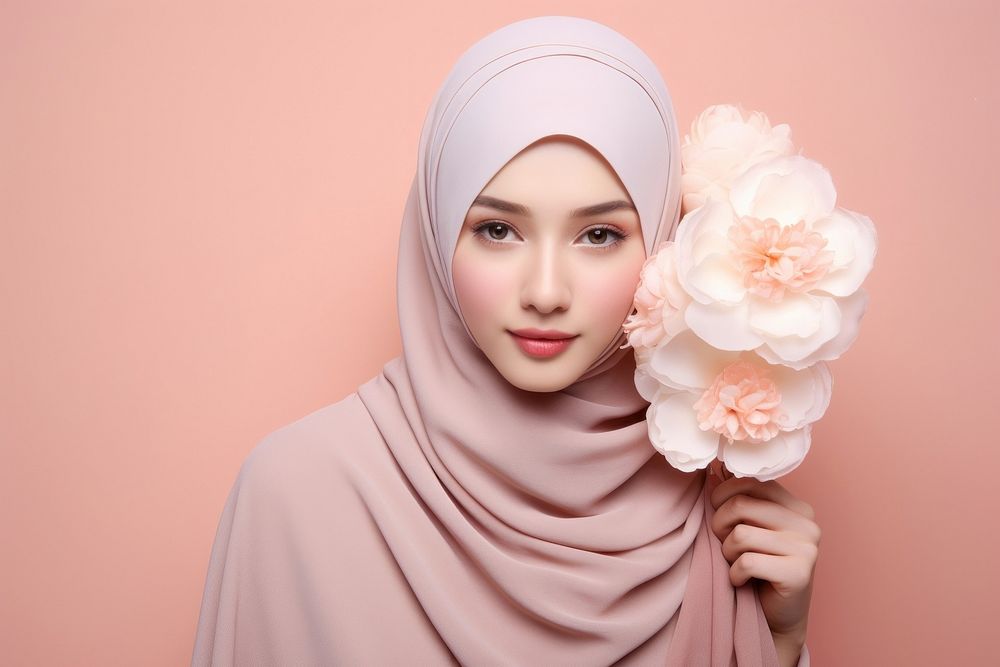 Hijab portrait hijab scarf.