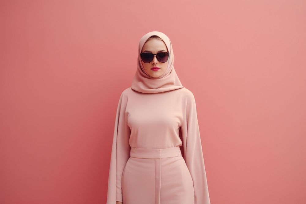Hijab portrait fashion sleeve.