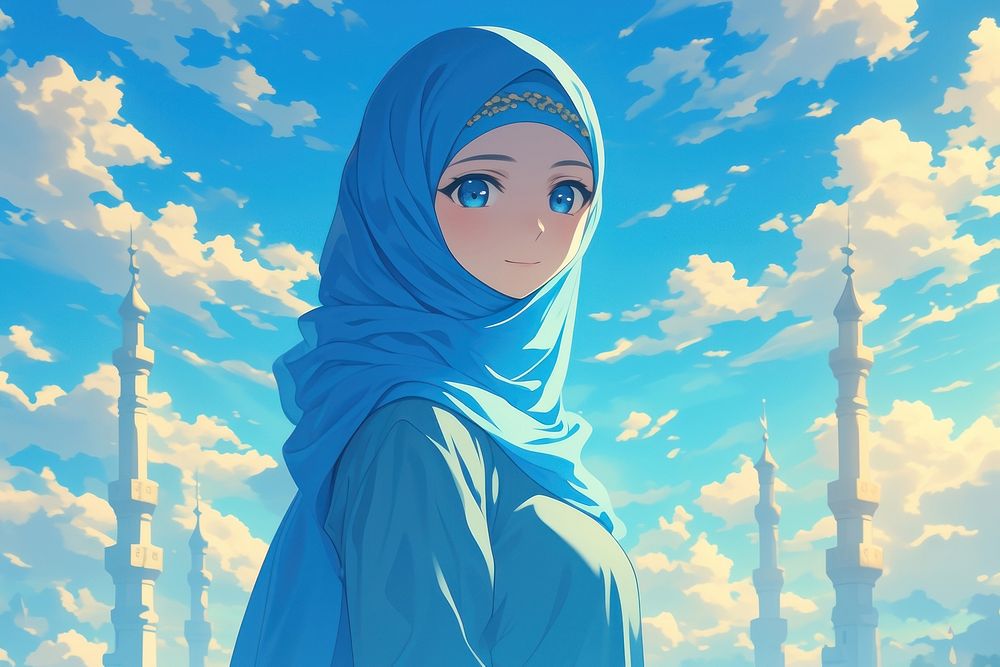 Hijab hijab adult anime.