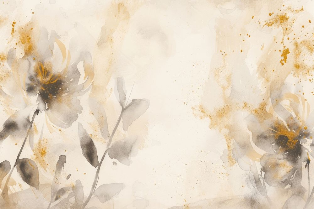 Floral watercolor background painting backgrounds pattern.