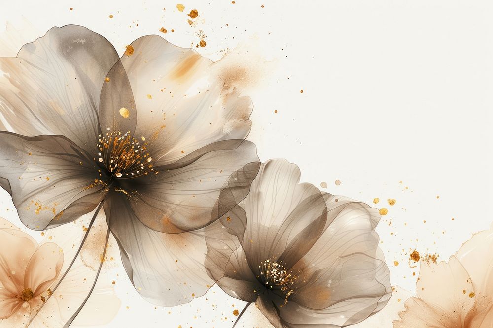 Floral watercolor background backgrounds pattern flower.
