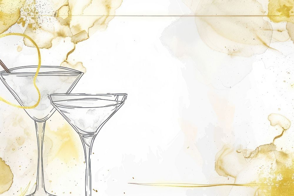 Cocktail border frame backgrounds martini drawing.