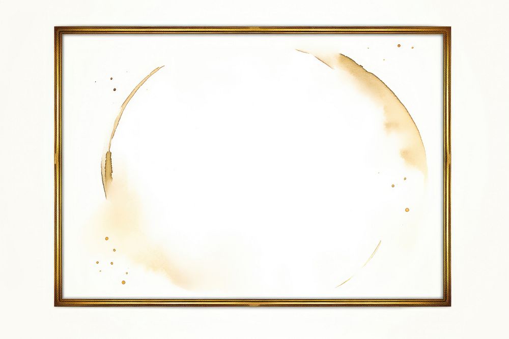 Frame gold rectangle abstract.