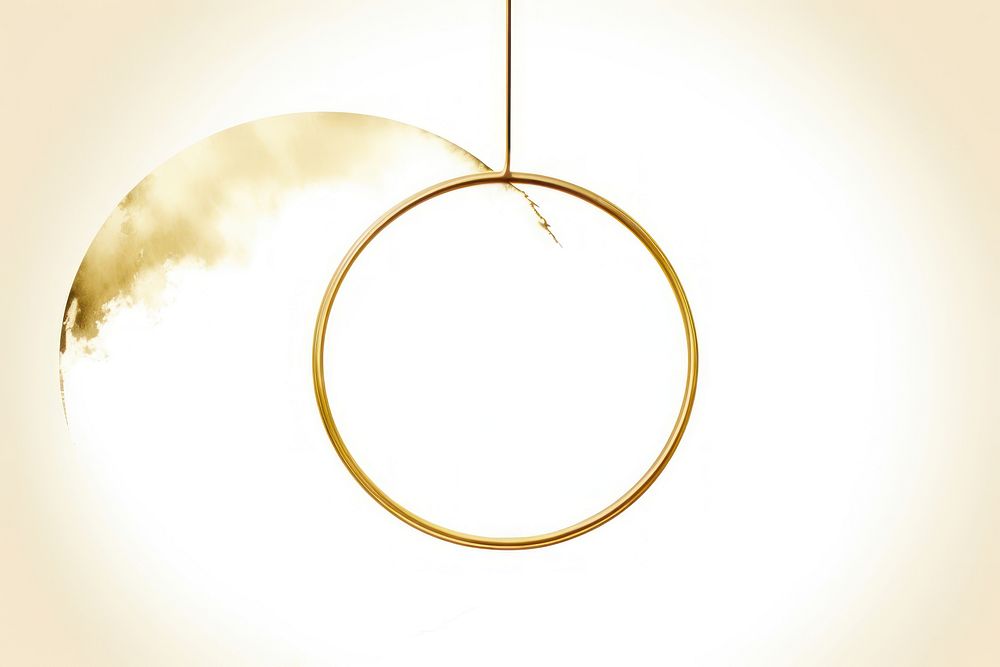 Lamp gold line chandelier.