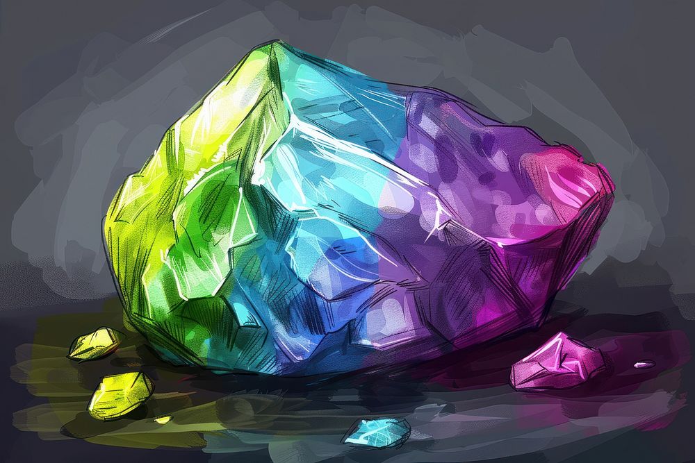 Gemstone jewelry crystal transportation.