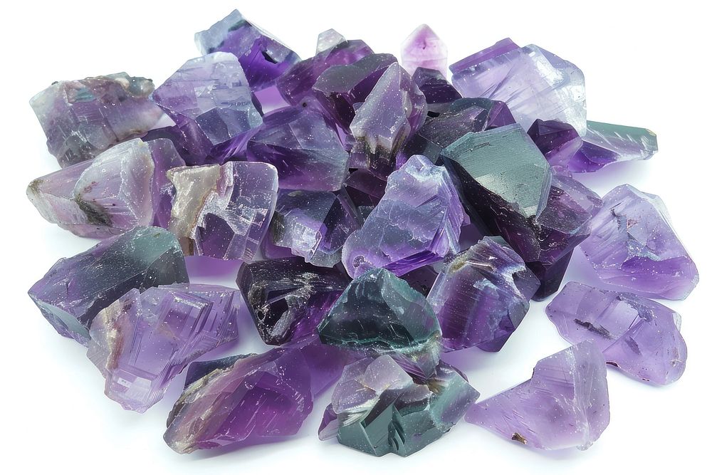 Gemstone mineral amethyst crystal.