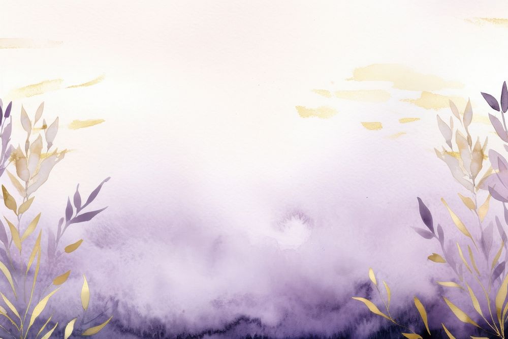 Lavander watercolor background backgrounds outdoors painting.