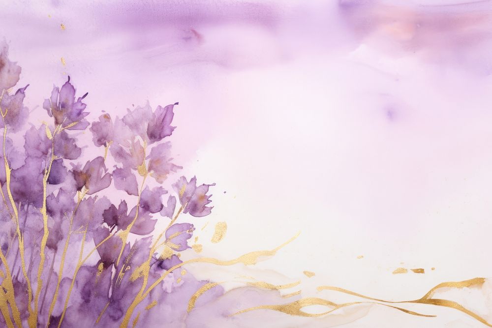Lavander watercolor background backgrounds lavender painting.