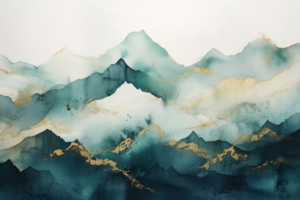 Mountain painting backgrounds nature.