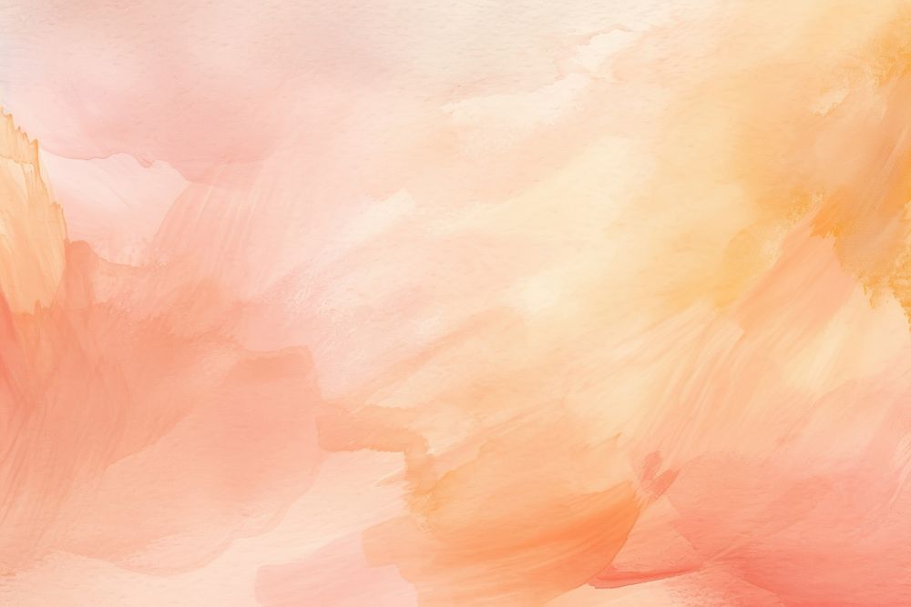Peach watercolor minimal background painting backgrounds petal.