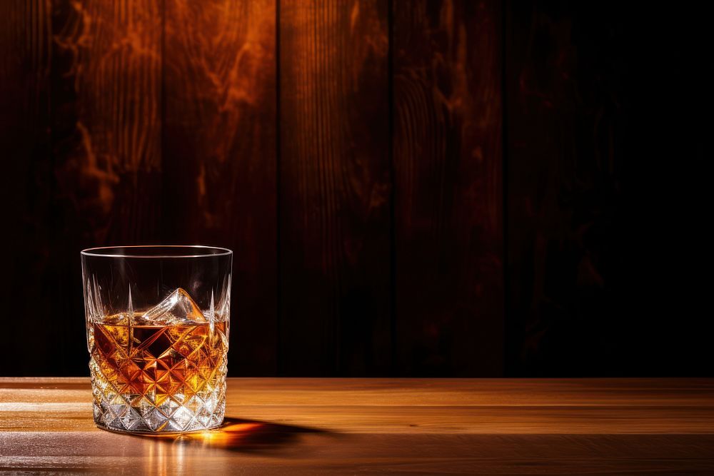 Whiskey whisky drink glass.