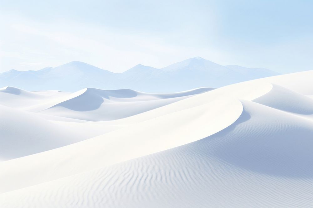 Snow dunes backgrounds outdoors nature.