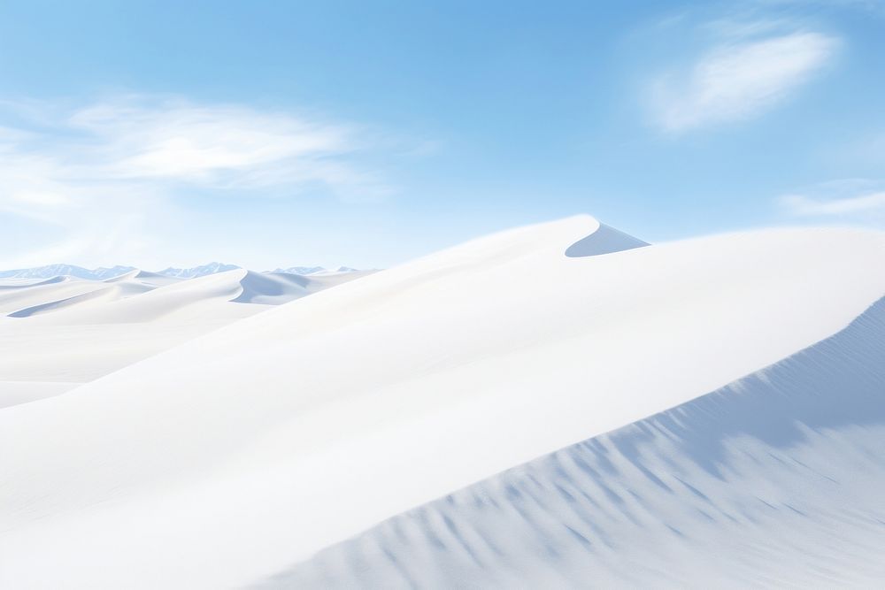 Snow dunes backgrounds landscape outdoors.