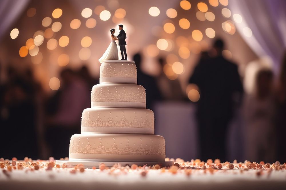 A wedding cake dessert event bride.