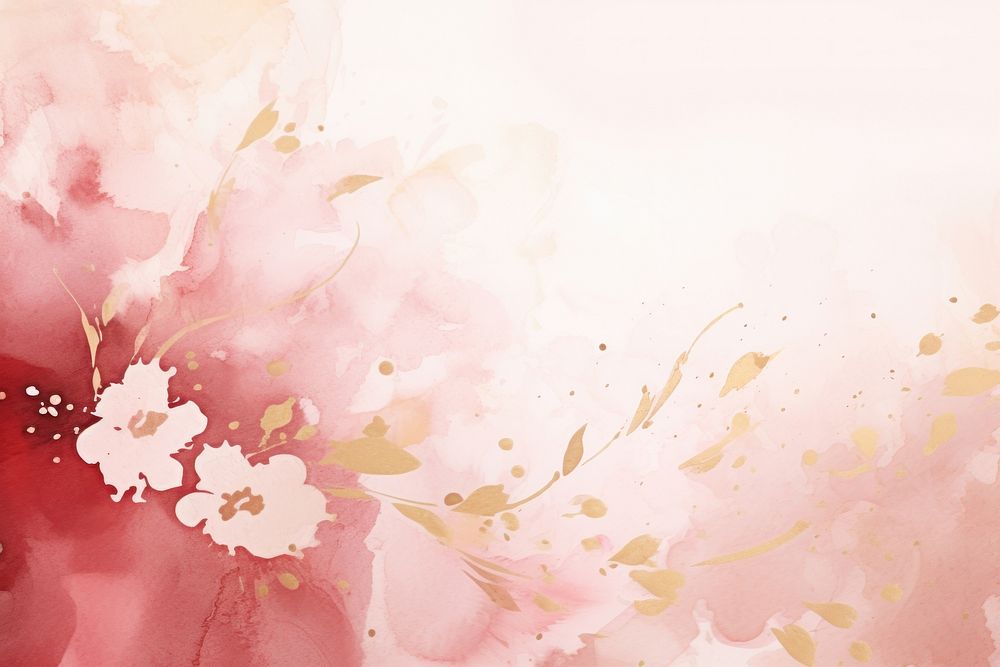 Pink floral watercolor background backgrounds painting blossom.