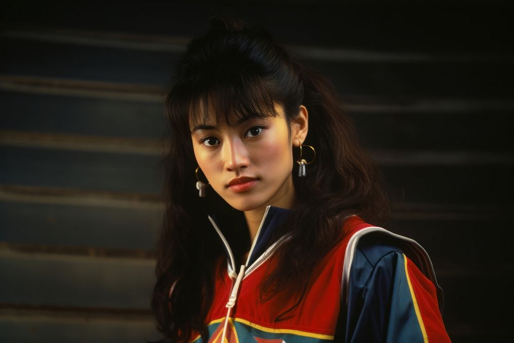 Asian American female portrait photo individuality.