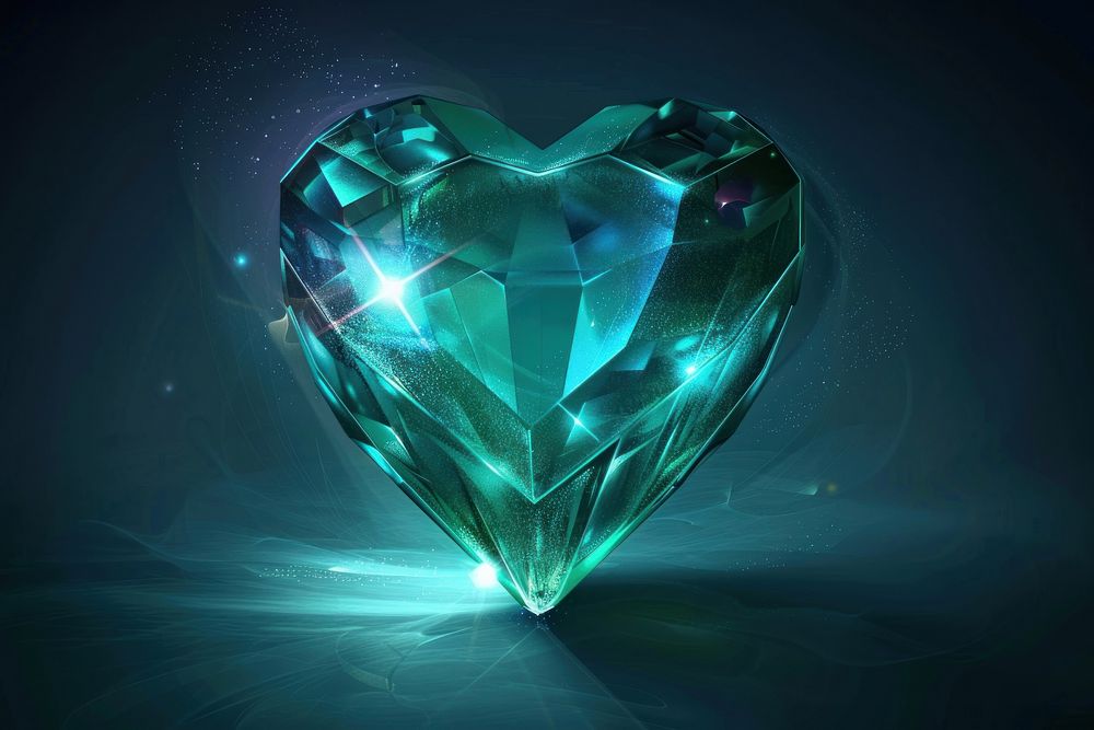 Emerald stone gemstone jewelry shiny.