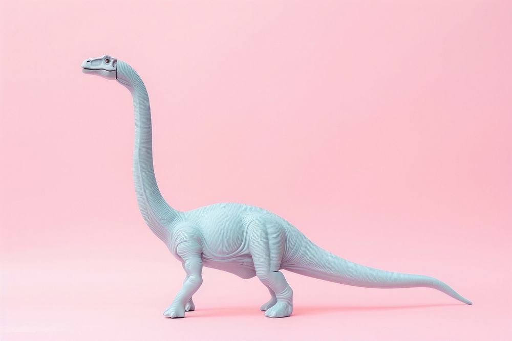 Toy Diplodocus dinosaur reptile animal.