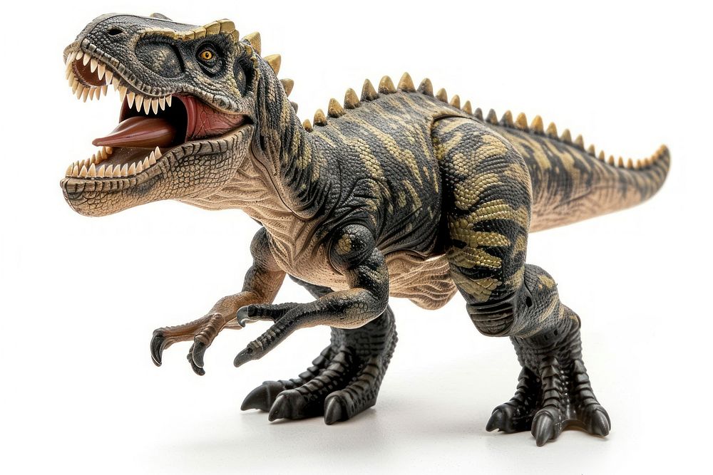 Toy Tyrannosaur dinosaur reptile animal.