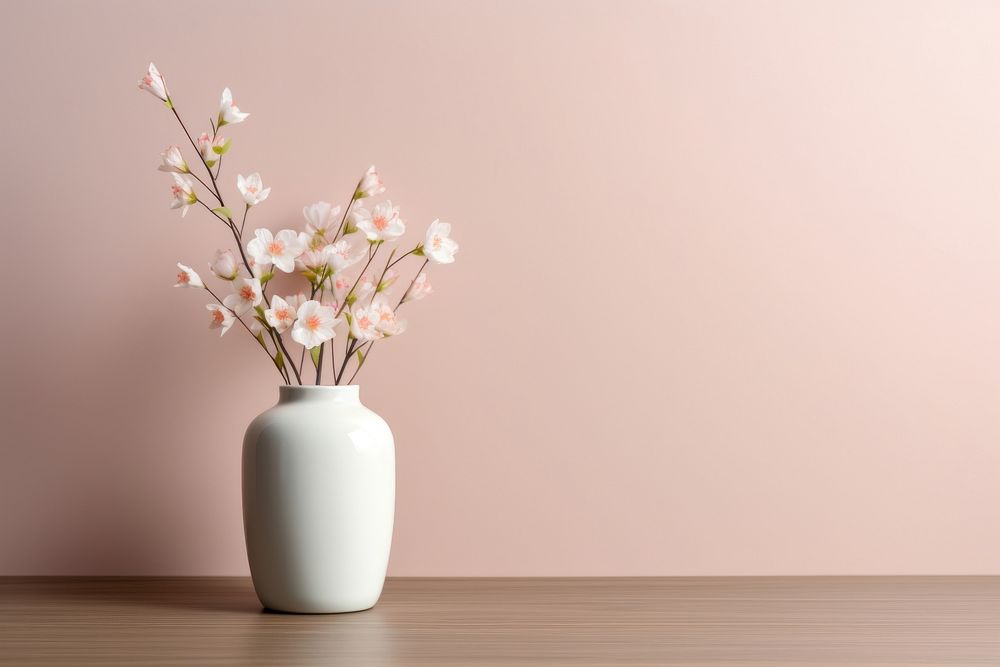 Vase blossom flower plant.