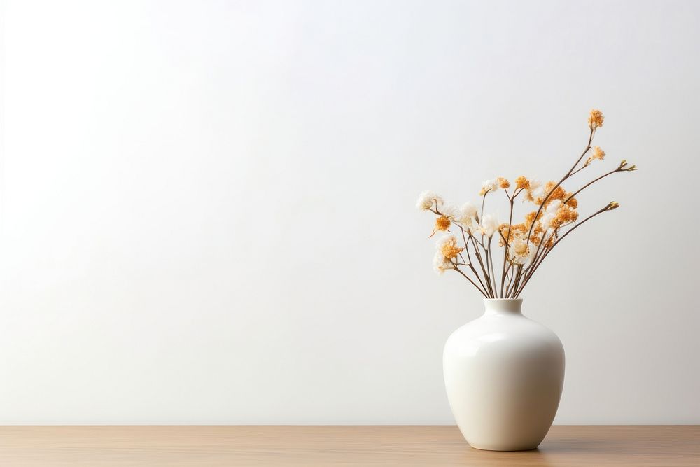 Vase flower plant arrangement.