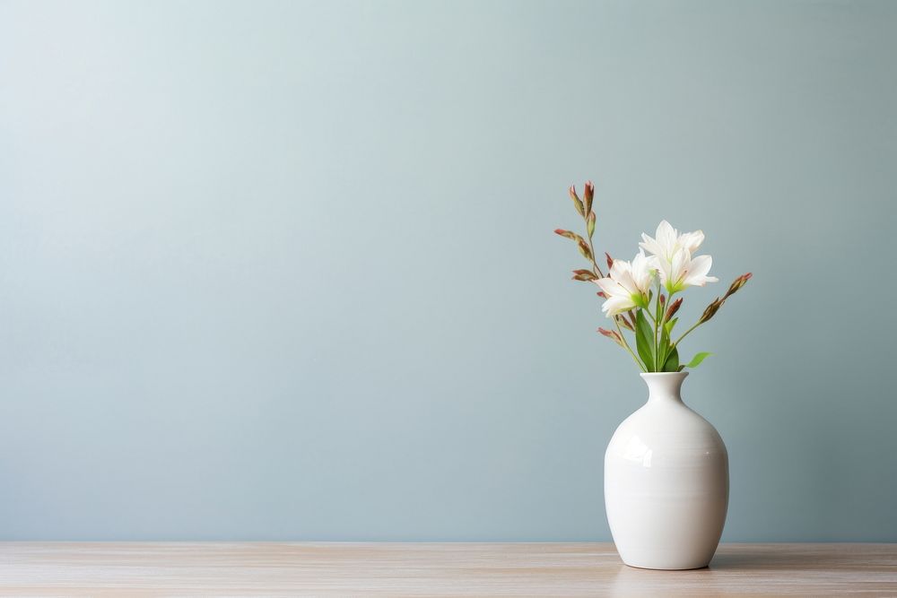 Vase flower plant centrepiece.