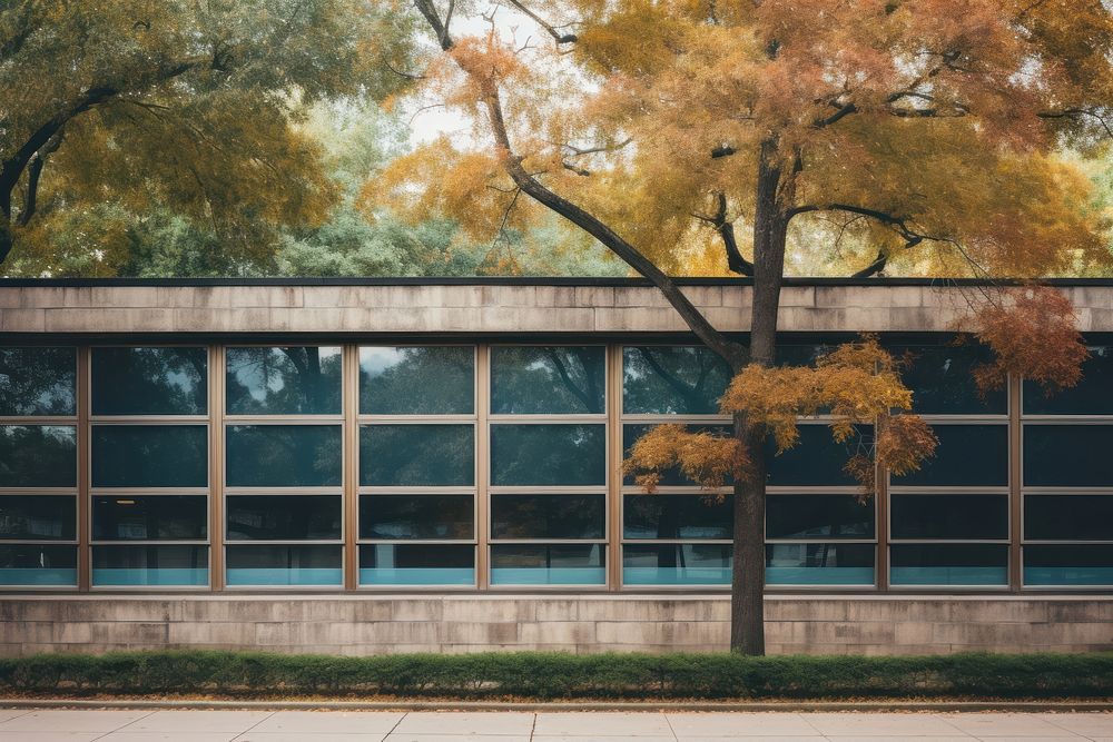 Casement windows architecture building autumn.