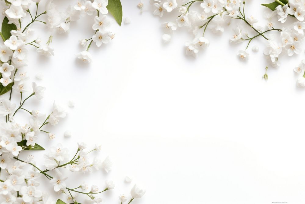 Gypsophila floral border backgrounds outdoors blossom.