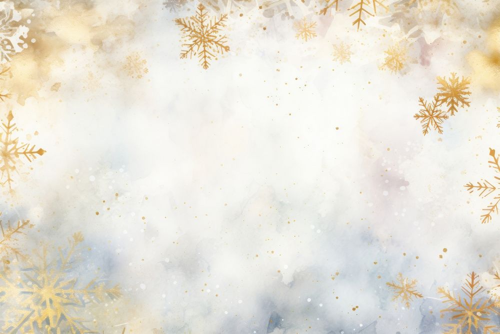 Snowflake watercolor background backgrounds outdoors nature.
