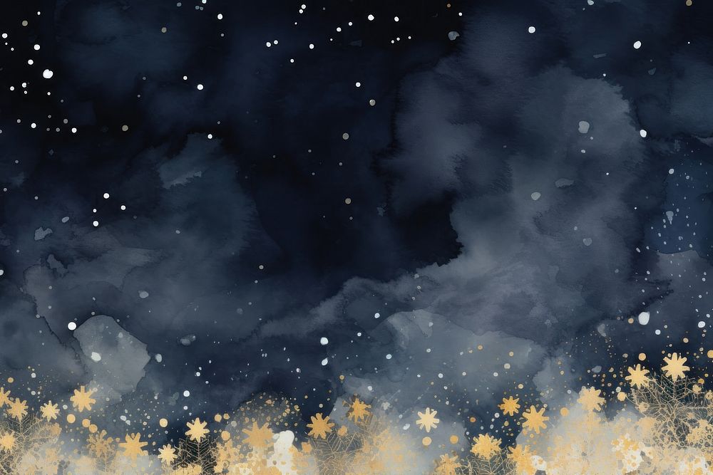 Snowflakes watercolor background space backgrounds astronomy.